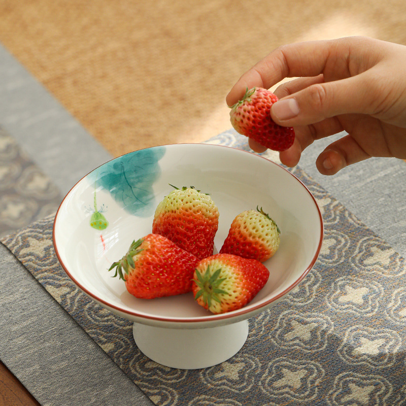 Exquisite Hand-Painted Underglaze Ceramic Tray 44